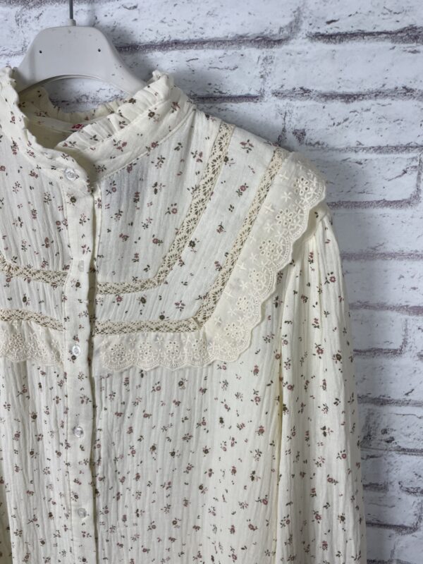 CAMISA BAMBULA FLORECILLAS TEJA - Imagen 2