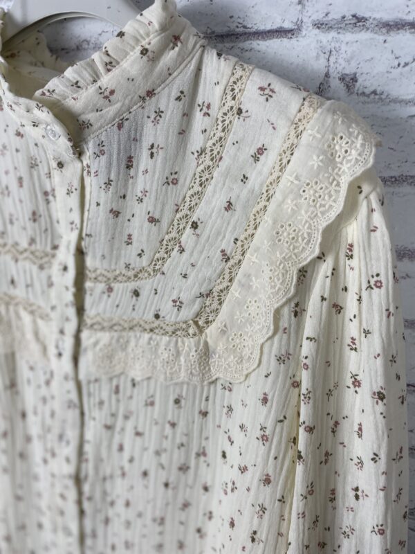 CAMISA BAMBULA FLORECILLAS TEJA - Imagen 3