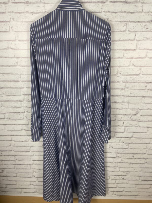 VESTIDO RAYAS LAZO AZUL - Imagen 4