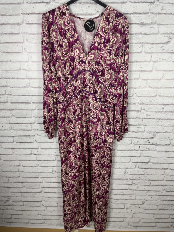 VESTIDO SATINADO MALVA