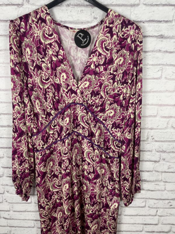 VESTIDO SATINADO MALVA - Imagen 4