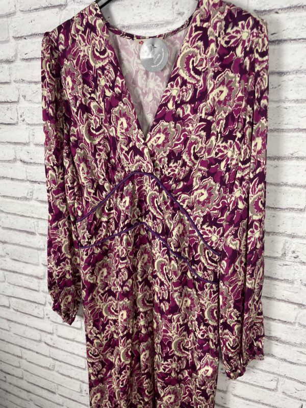 VESTIDO SATINADO MALVA - Imagen 3