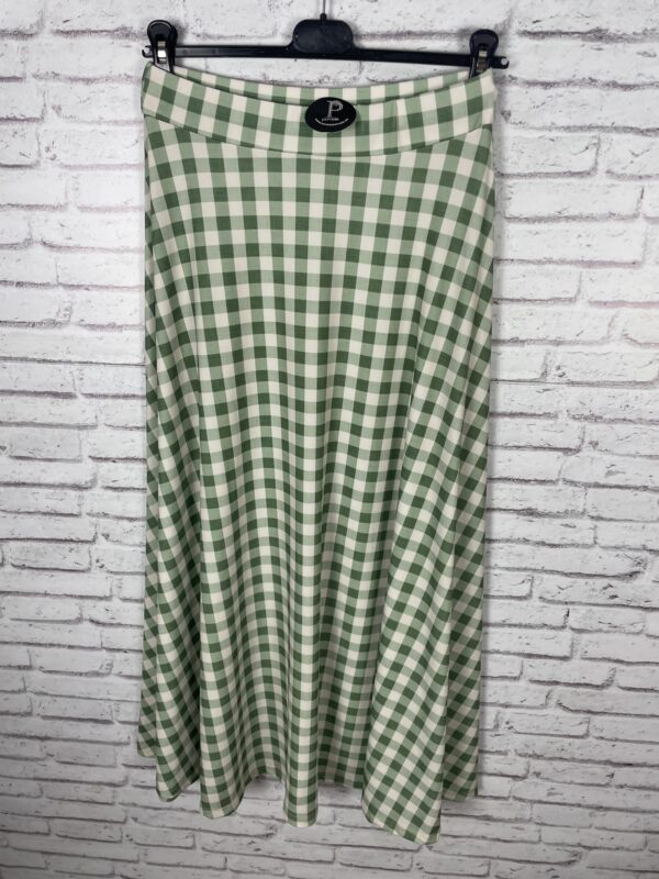 FALDA VICHY VERDE