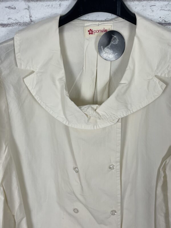 CAMISA CRUZADA BEIG - Imagen 2
