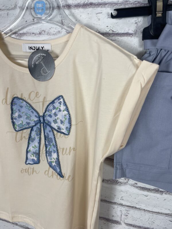 CONJUNTO BERMUDA LAZO AZUL - Imagen 3