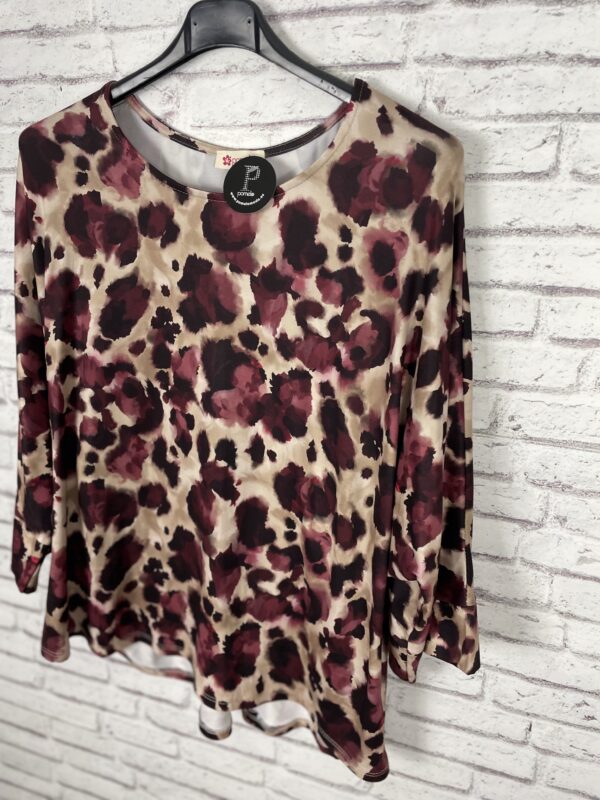 CAMISA ANIMAL PRINT MALVA - Imagen 3