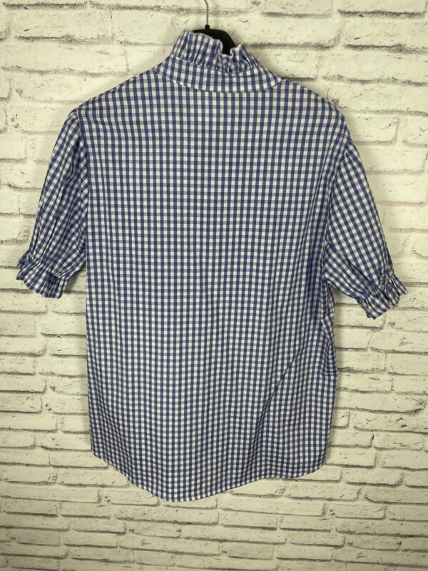 CAMISA VICHY CUELLO VOLANTE MANGA CORTA - Imagen 4