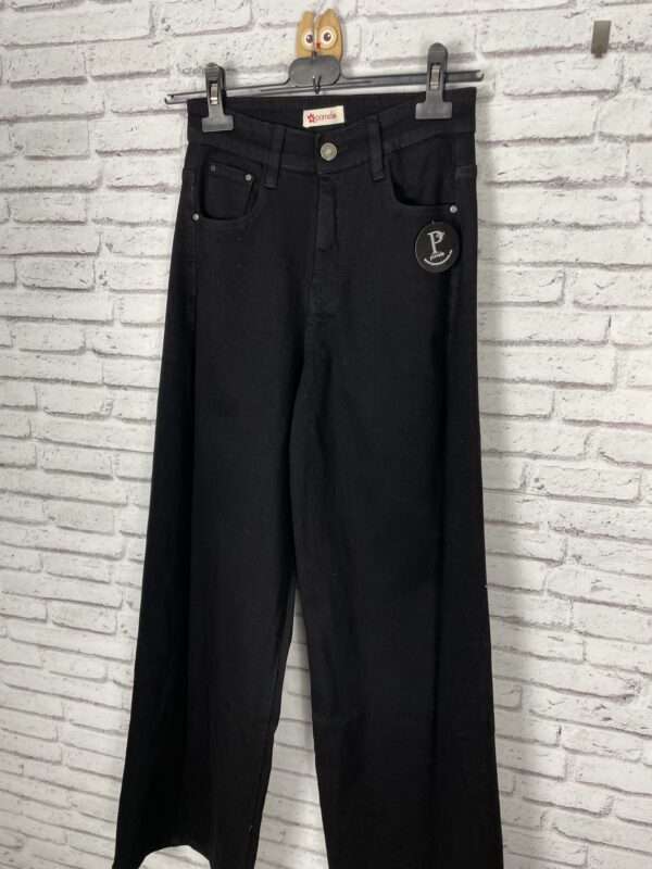 PANTALÓN ANCHO NEGRO - Imagen 3