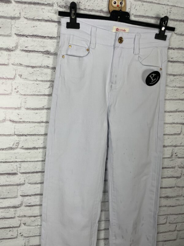 PANTALON BLANCO RECTO - Imagen 2