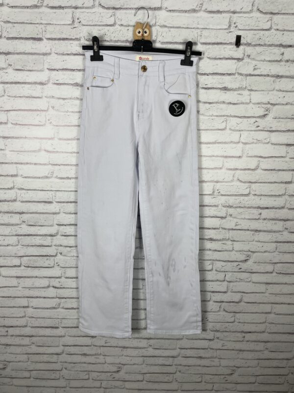 PANTALON BLANCO RECTO