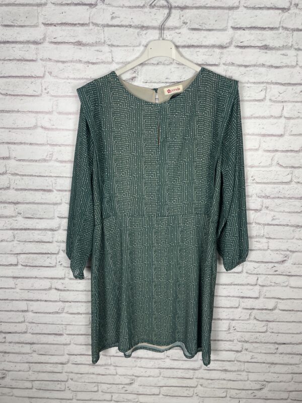 VESTIDO GASA VERDD