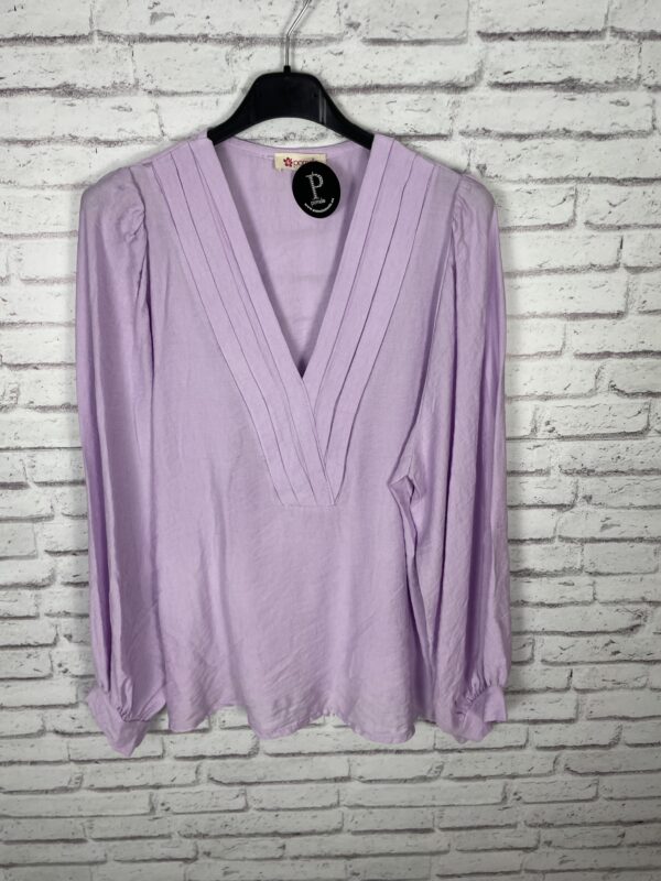CAMISA PICO JARETAS MALVA