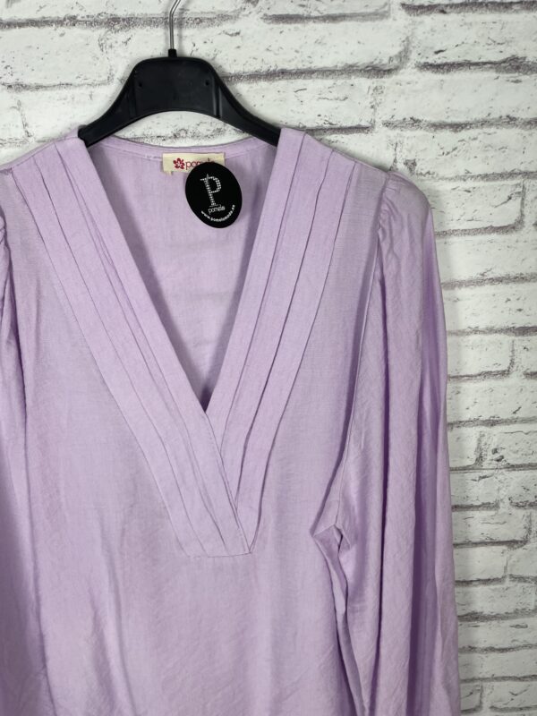 CAMISA PICO JARETAS MALVA - Imagen 2