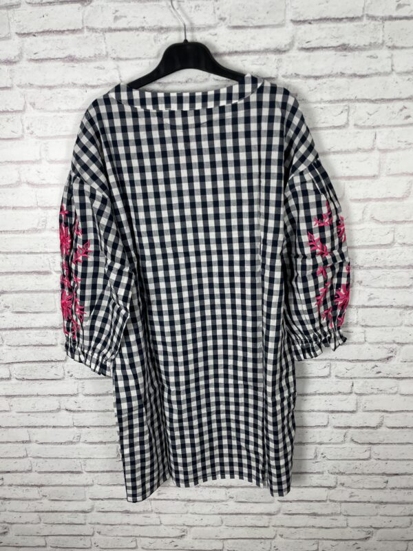 VESTIDO VICHY DETALLES FLUOR - Imagen 5