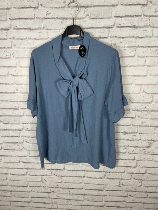 CAMISA LAZO AZUL