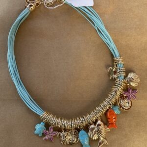 COLLAR PECES TURQUESA