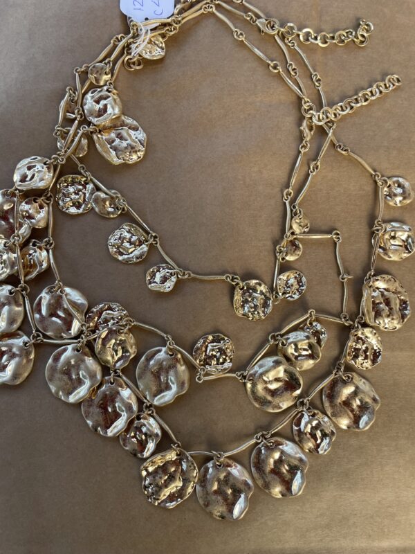 COLLAR MEDALLONES DORADO