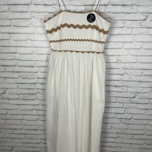 VESTIDO LINO PICONELA BLANCO CON BOLSILLOS