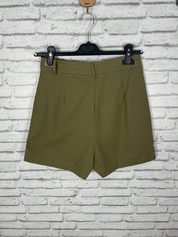 CONJUNTO CHALECO Y FALDA PANTALÓN  VERDE LINO - Imagen 4