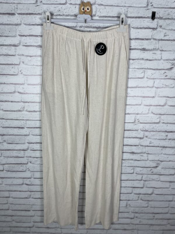 PANTALÓN LINO BEIG