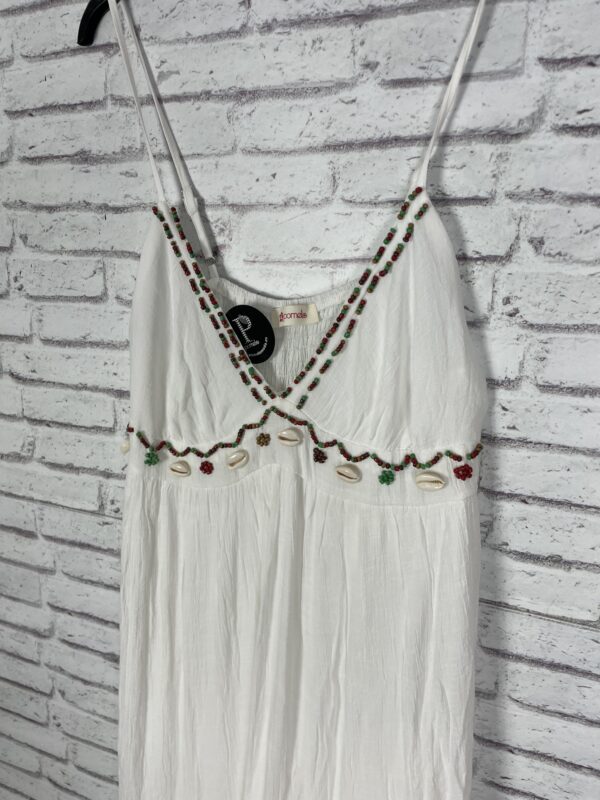 VESTIDO BLANCO CARACOLAS - Imagen 3