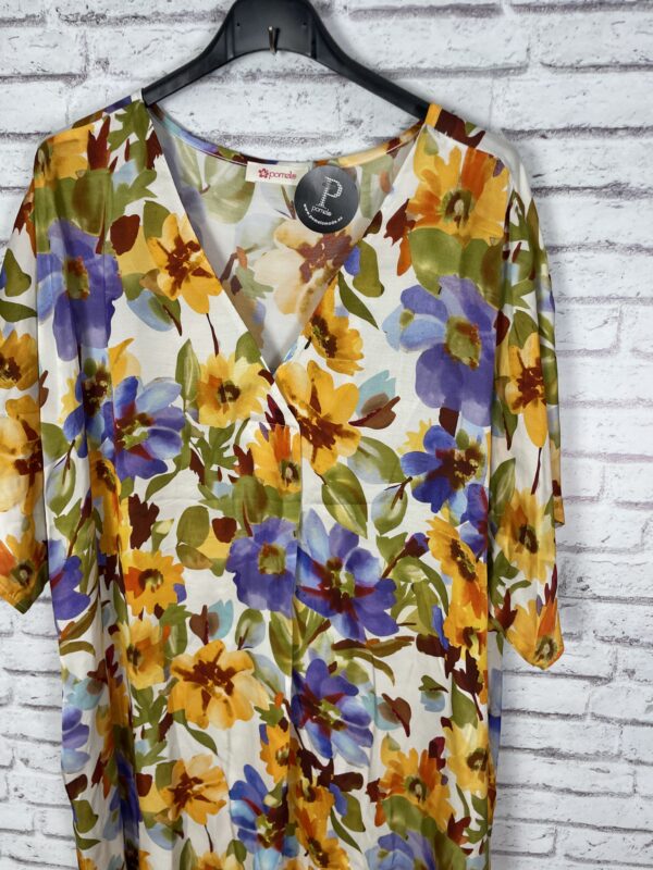 VESTIDO ESTAMPADO COLORES - Imagen 2