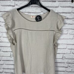 CAMISA LINO BEIG BAINICAS