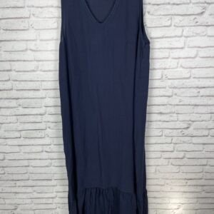 VESTIDO PICO BLONDA CUELLO MARINO