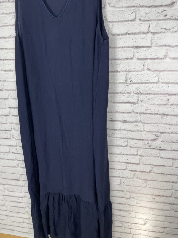 VESTIDO PICO BLONDA CUELLO MARINO - Imagen 3