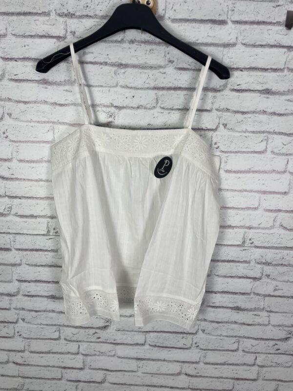 TOP LINO BLANCO BLONDA