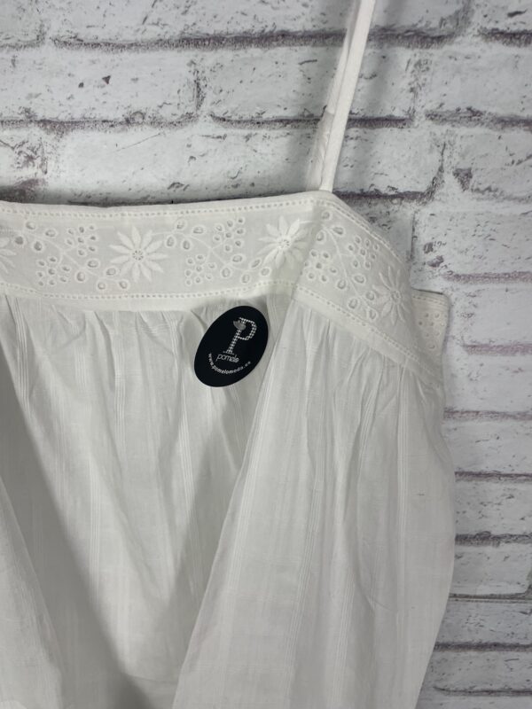 TOP LINO BLANCO BLONDA - Imagen 2
