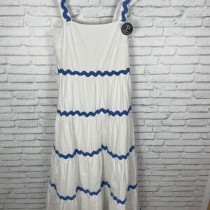 VESTIDO BLANCO ZUTA AZULONA