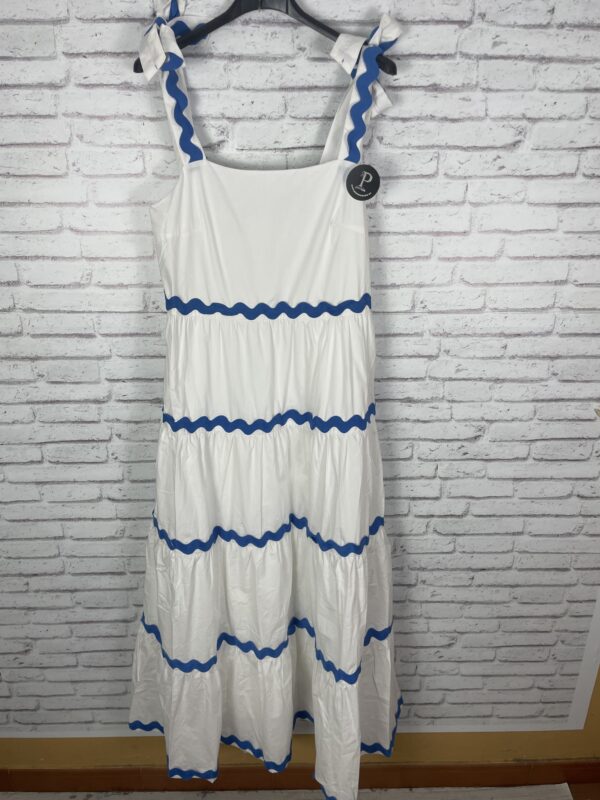 VESTIDO BLANCO ZUTA AZULONA