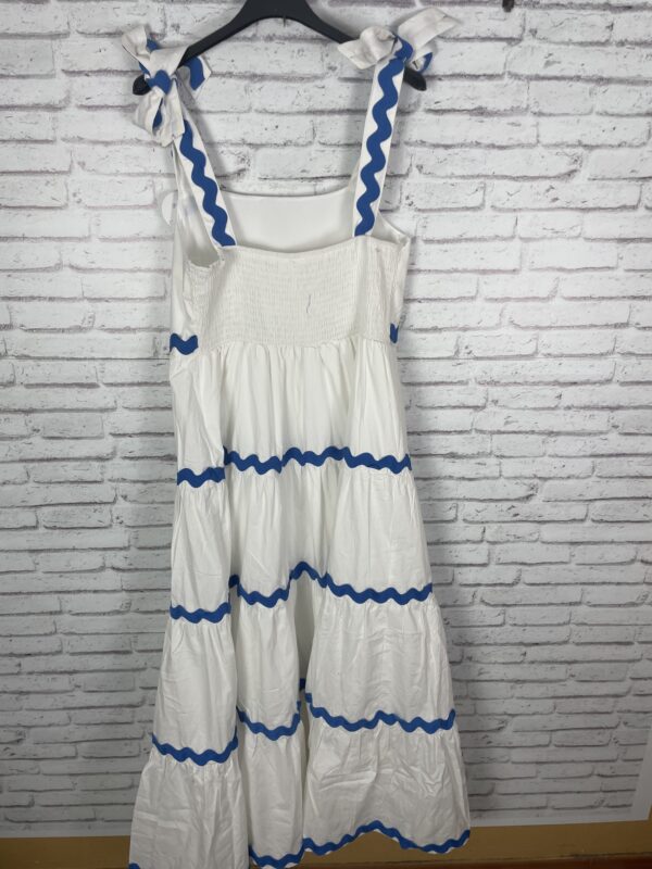 VESTIDO BLANCO ZUTA AZULONA - Imagen 4