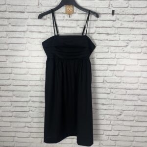 VESTIDO LINO NEGRO BOLSILLOS