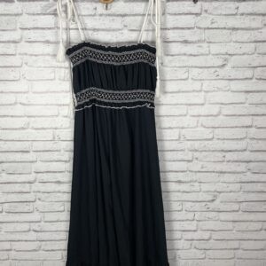 VESTIDO NEGRO NIDO DE ABEJA