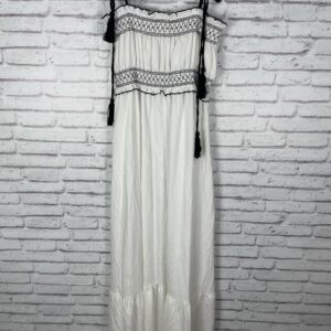 VESTIDO BLANCO NIDO DE ABEJA