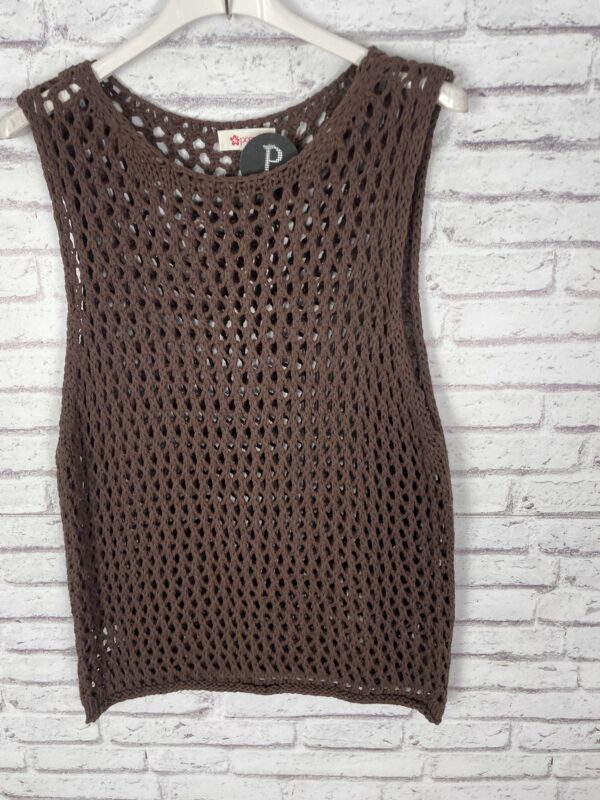 TOPO CROCHET MARRON
