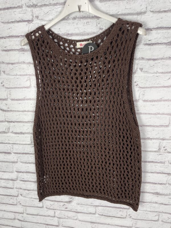 TOPO CROCHET MARRON - Imagen 2