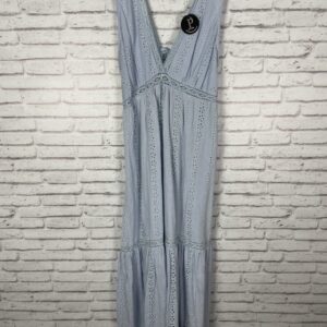 VESTIDO PERFORADO AZUL
