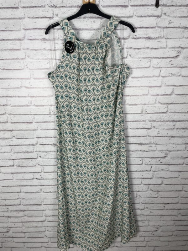 VESTIDO ESTAMPADO TURQUESA LAZO