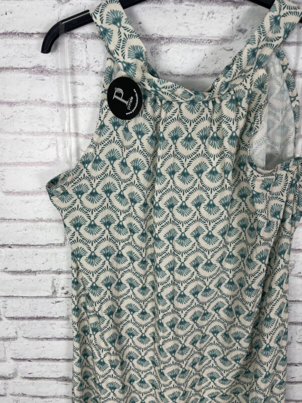 VESTIDO ESTAMPADO TURQUESA LAZO - Imagen 2
