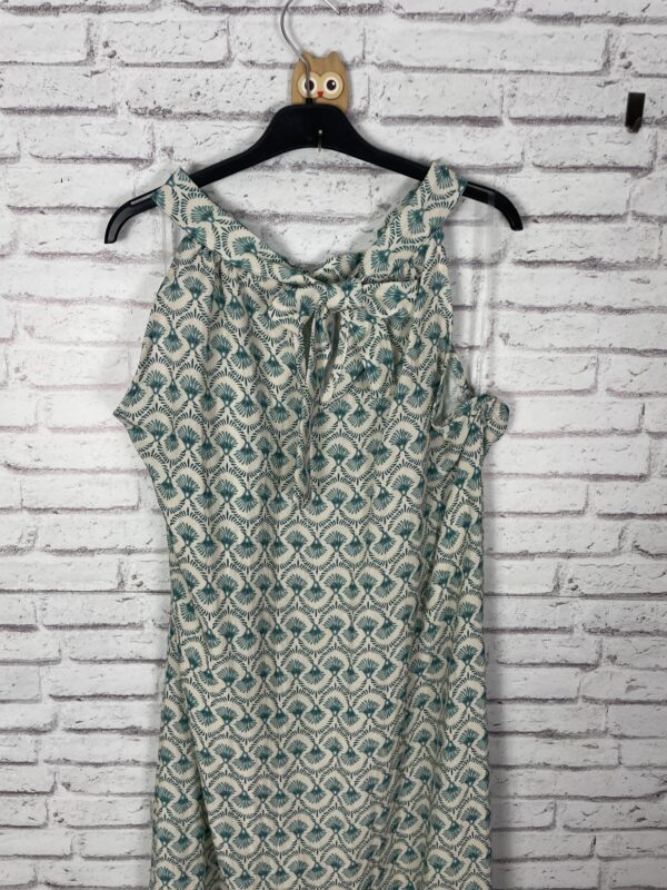 VESTIDO ESTAMPADO TURQUESA LAZO - Imagen 3
