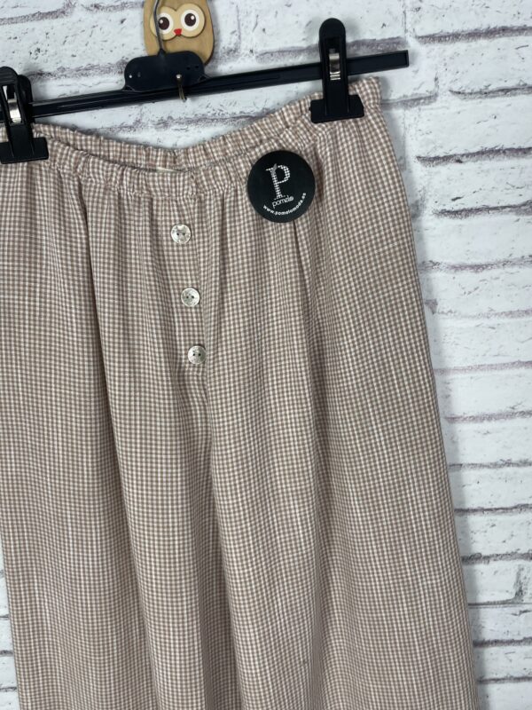 PANTALÓN VICHY CAMEL - Imagen 2