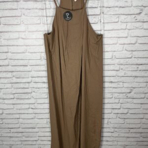 VESTIDO LINO BEIG