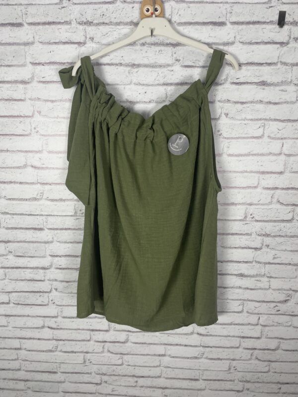TOP LINO VERDE LAZO