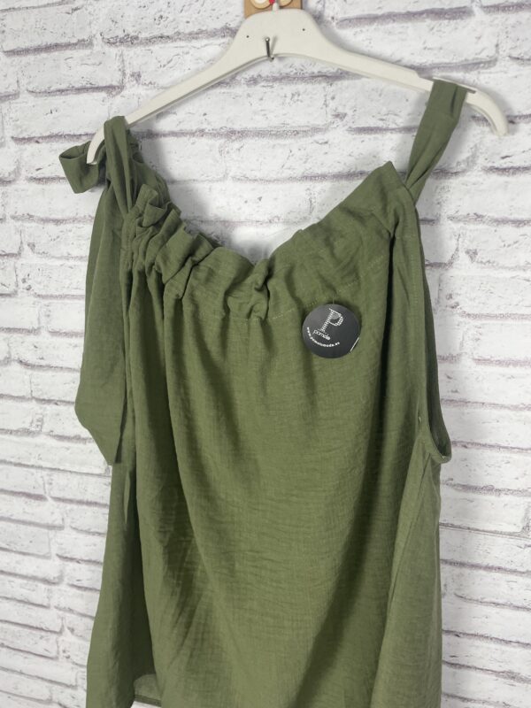 TOP LINO VERDE LAZO - Imagen 3