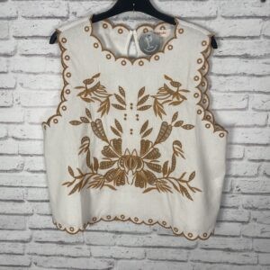 TOP BLANCO BORDADO