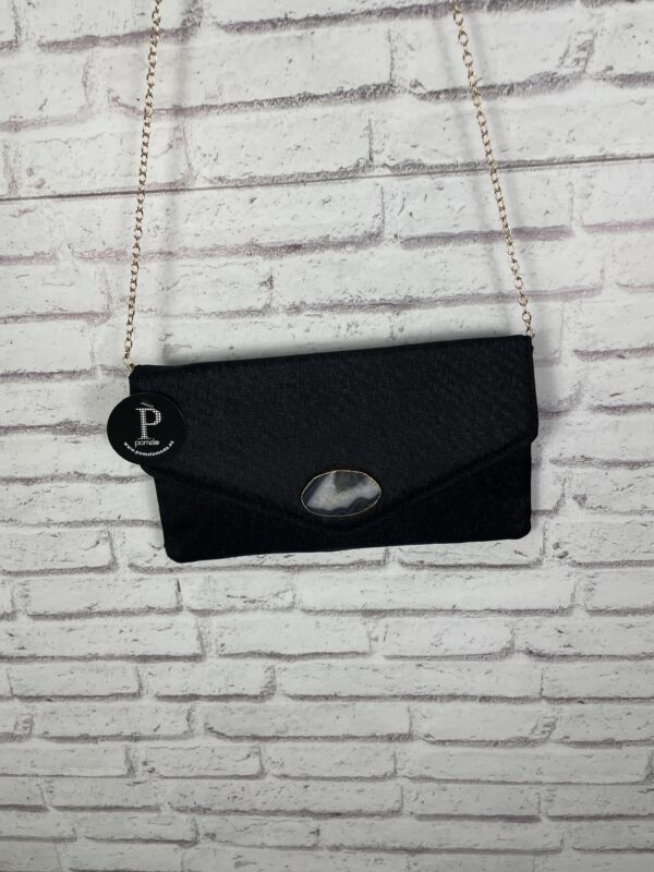 BOLSO NEGRO PIEDRA