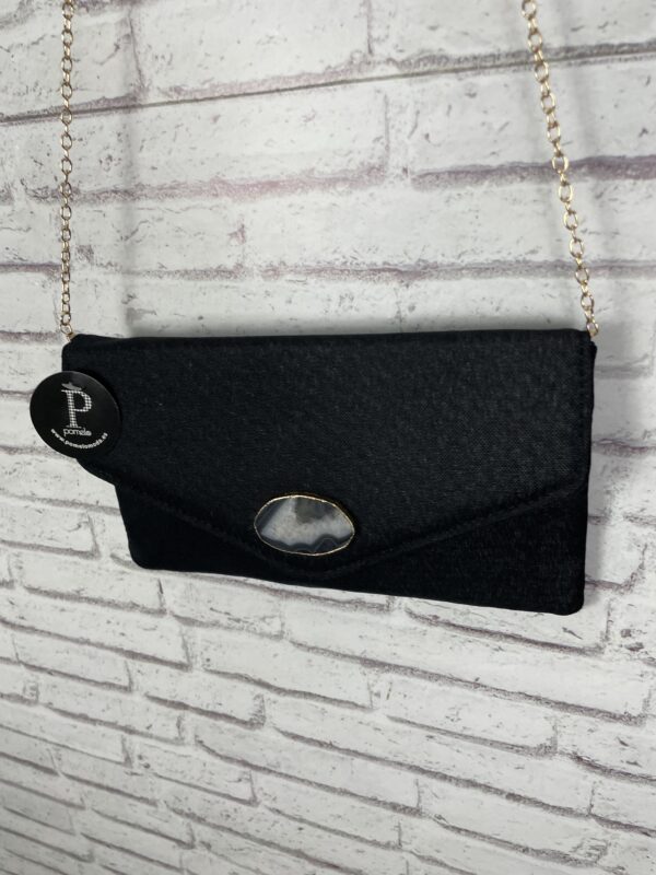 BOLSO NEGRO PIEDRA - Imagen 2